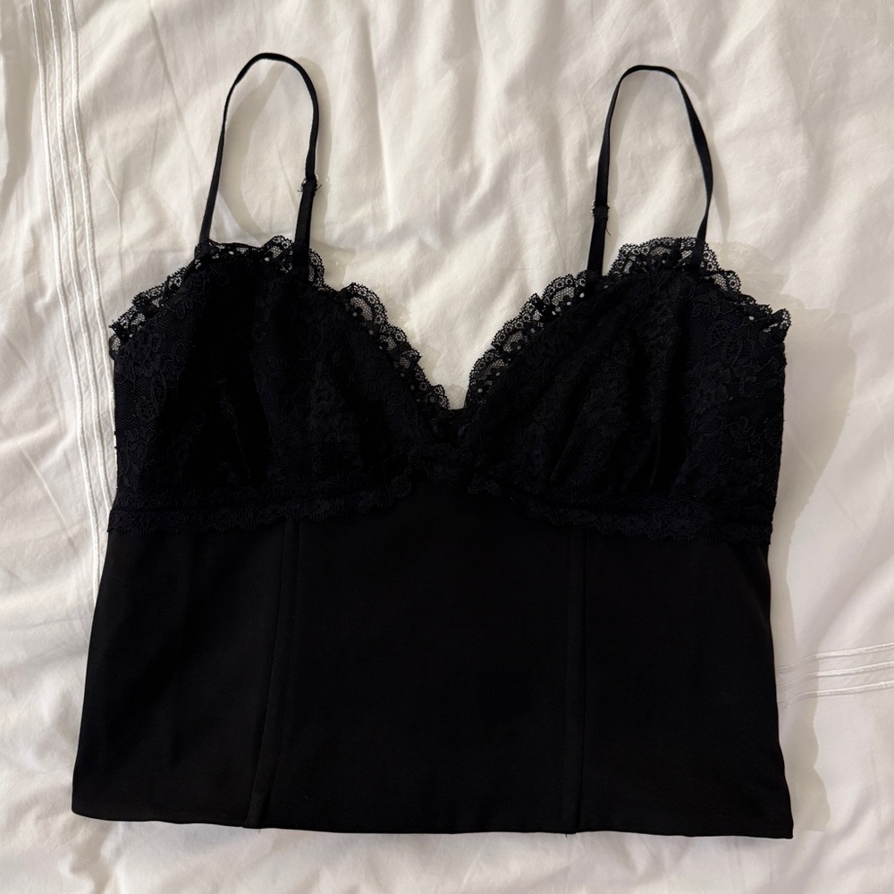 Princess Polly Black Lace corset